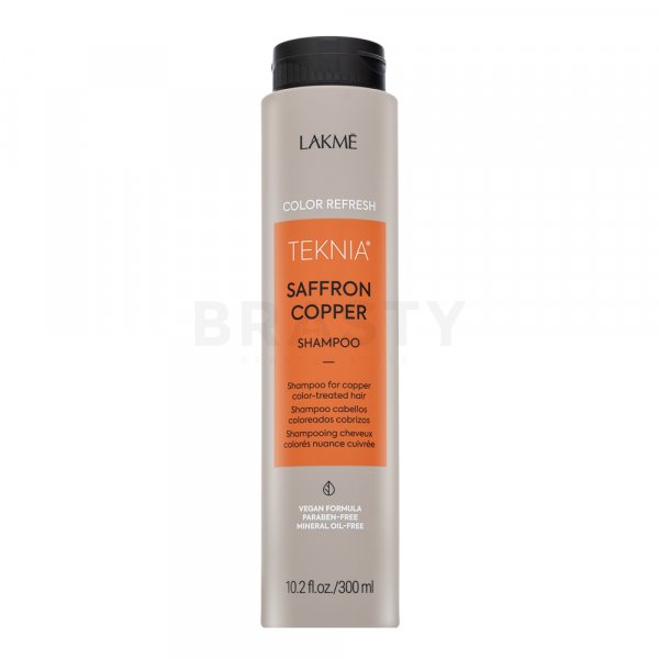 Lakmé Teknia Color Refresh Saffron Copper Shampoo цветен шампоан за съживяване на медни оттенъци 300 ml