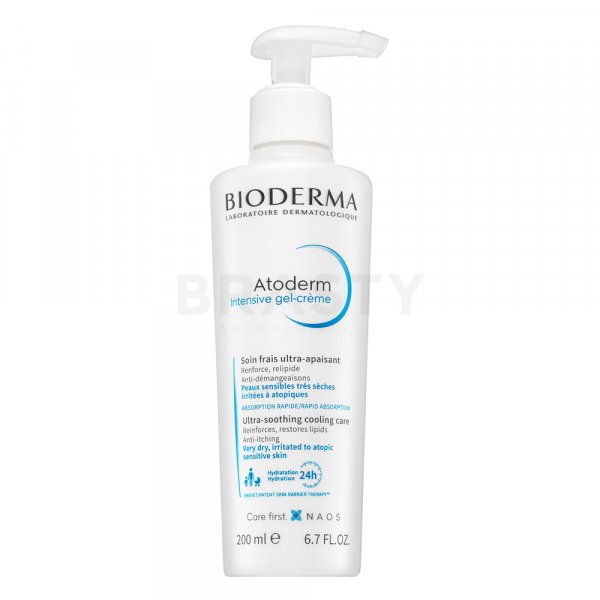 Bioderma Atoderm Intensive Gel-Crème gel de curățare pentru piele uscată și sensibilă 200 ml