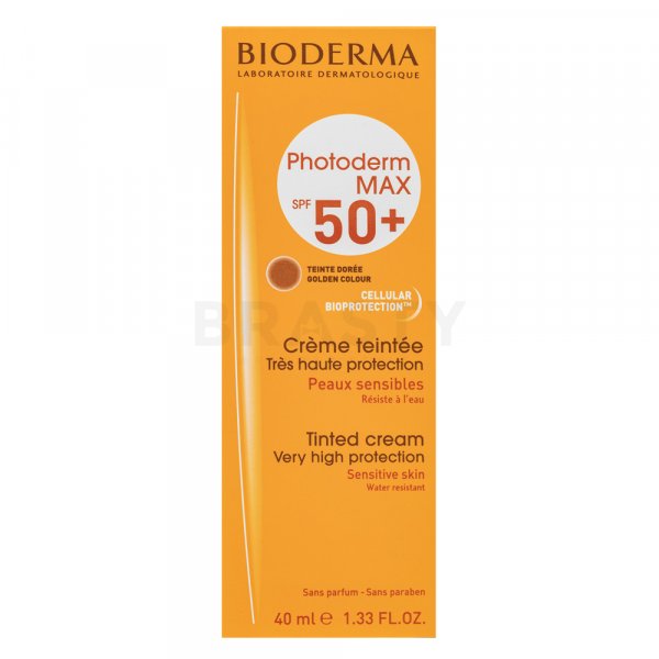 Bioderma Photoderm MAX Tinted Cream SPF50+ cremă de protecție solară pentru piele normală, sensibilă sau combinată 40 ml