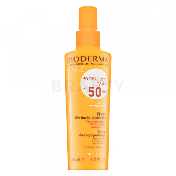 Bioderma Photoderm MAX SPF 50+ loțiune bronzantă spray pentru piele sensibilă 200 ml