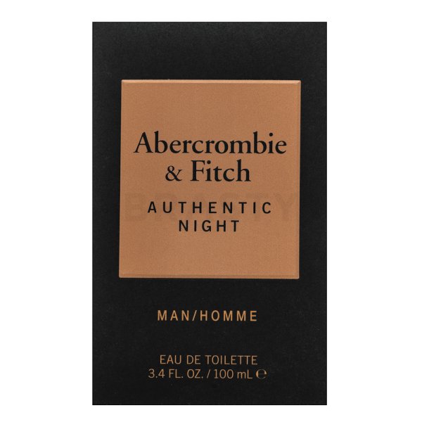 Abercrombie & Fitch Authentic Night Man Eau de Toilette bărbați 100 ml
