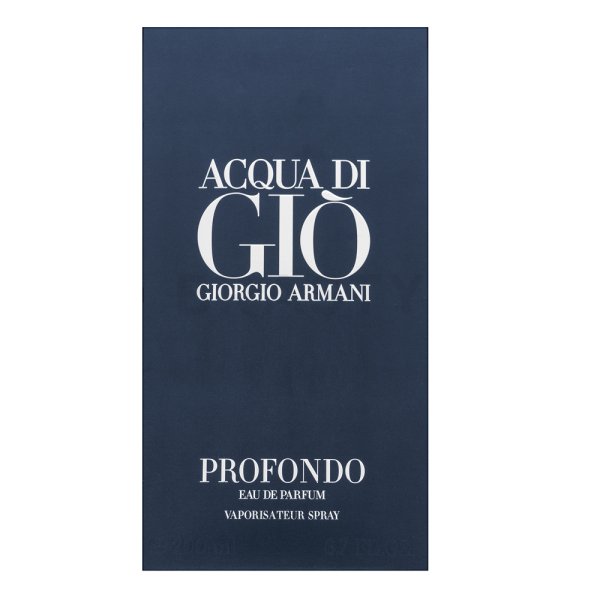 Armani (Giorgio Armani) Acqua di Gio Profondo Eau de Parfum bărbați 200 ml