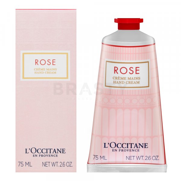 L'Occitane Rose Hand Cream cremă hrănitoare pentru mâini și unghii 75 ml