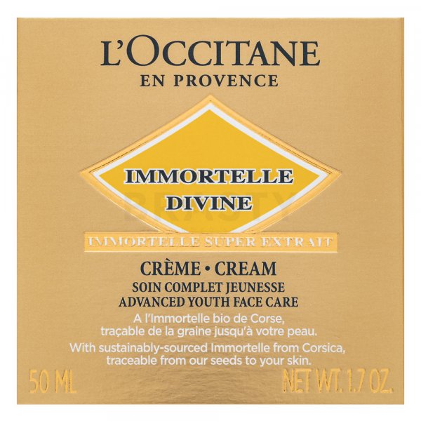 L'Occitane Immortelle Divine Créme hydratační krém proti vráskám 50 ml