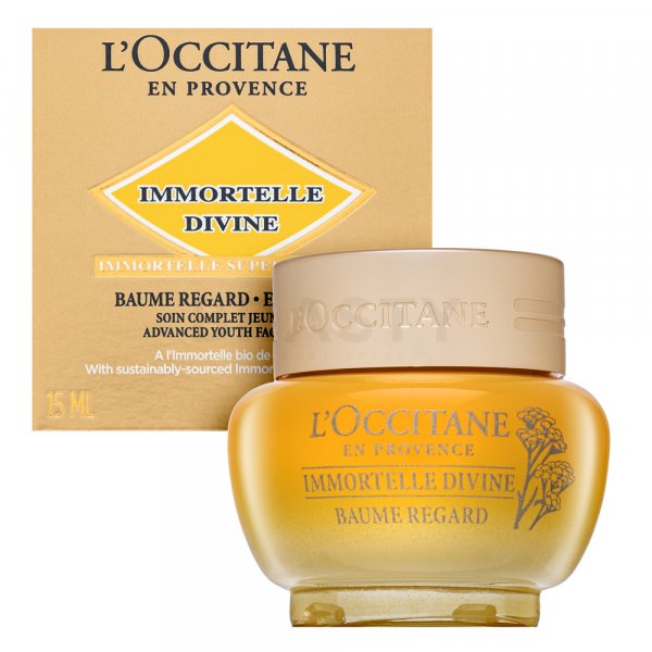 L'Occitane Immortelle Divine Eye Balm Augencreme für das Ausfüllen tiefer Falten 15 ml