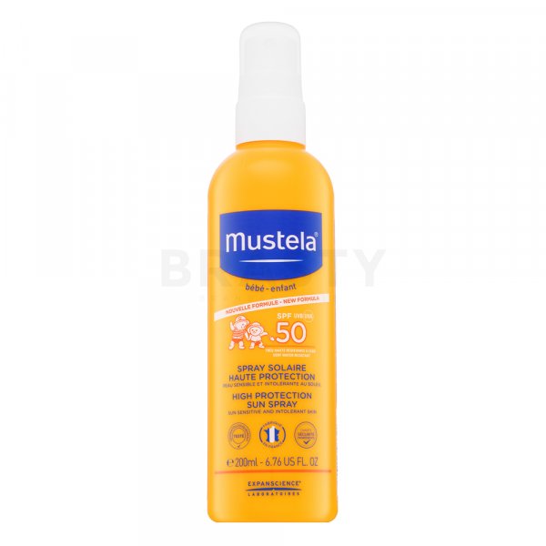Mustela Bébé High Protection Sun Spray SPF50 Sonnenspray für Kinder 200 ml