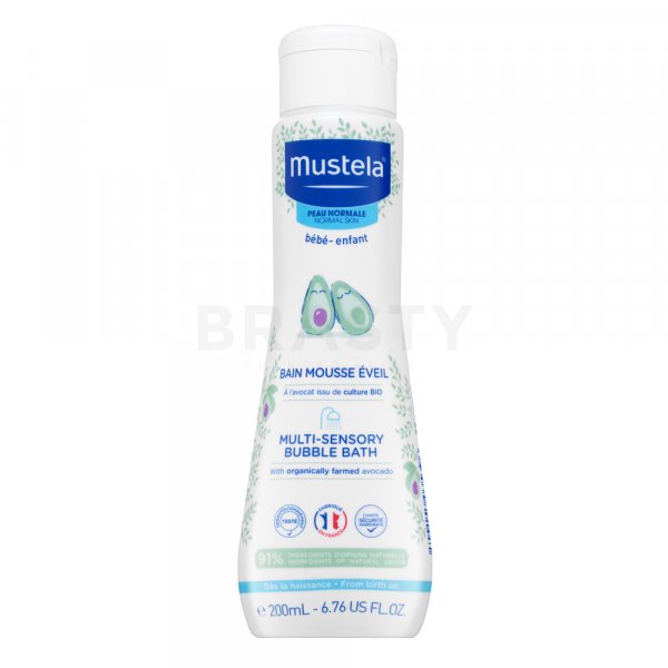 Mustela Bébé Multi-Sensory Bubble Bath per bambini 200 ml