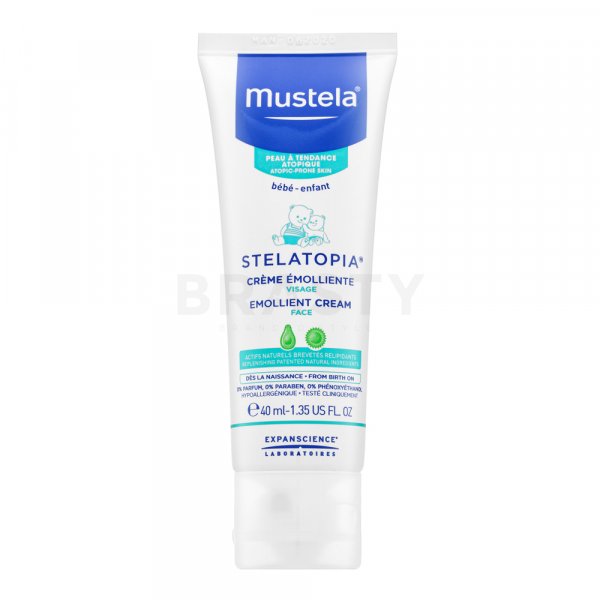 Mustela Bébé Stelatopia Emollient Cream huidcrème voor de droge atopische huid 40 ml