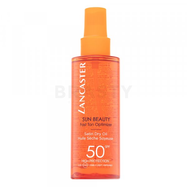 Lancaster Sun Beauty Dry Oil Fast Tan Optimizer SPF50 opaľovací olej na tvár a telo 150 ml