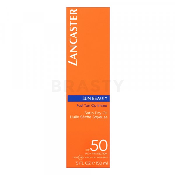 Lancaster Sun Beauty Dry Oil Fast Tan Optimizer SPF50 opaľovací olej na tvár a telo 150 ml