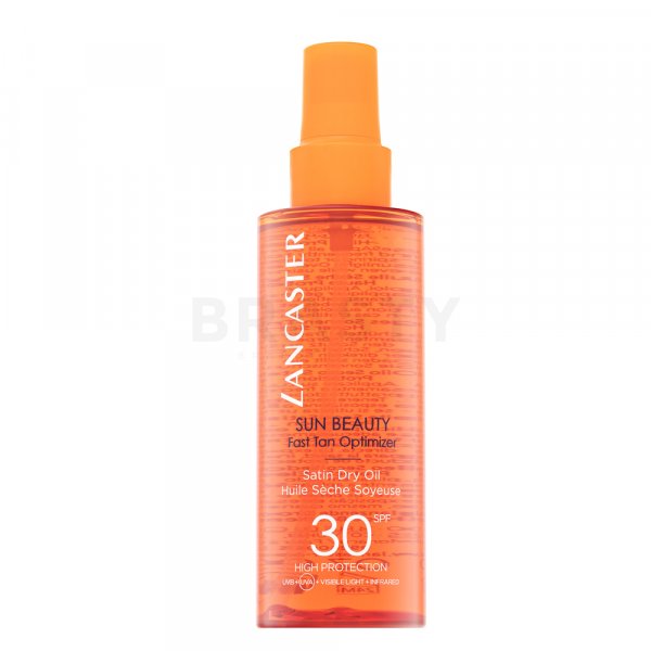 Lancaster Sun Beauty Satin Sheen Oil Fast Tan Optimizer SPF30 olejek do opalania twarzy i ciała 150 ml