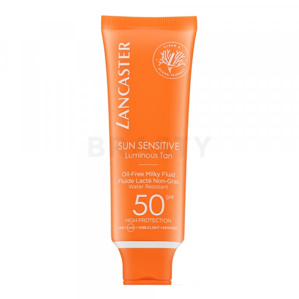 Lancaster Sun Sensitive Oil-free Milk SPF50 Zonnebrand lotion voor het gezicht 50 ml