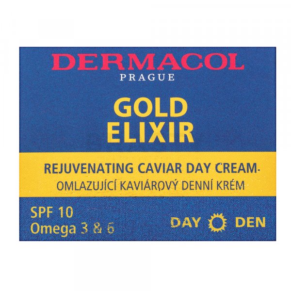 Dermacol Zen Gold Elixir Rejuvenating Caviar Day Cream omladzujúci pleťový krém proti vráskam 50 ml