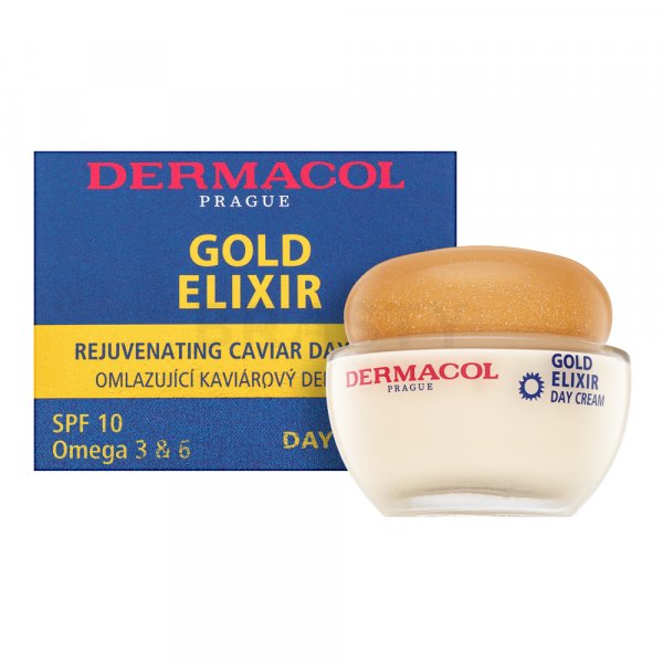 Dermacol Zen Gold Elixir Rejuvenating Caviar Day Cream omladzujúci pleťový krém proti vráskam 50 ml
