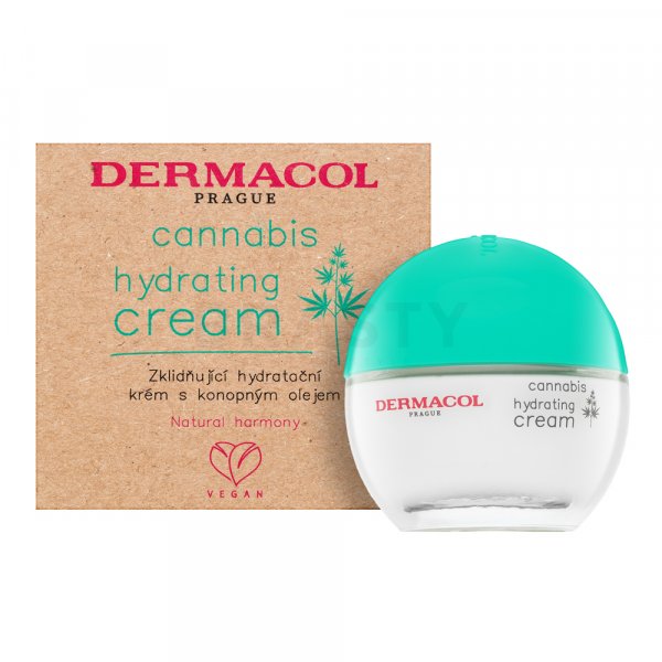 Dermacol Cannabis Hydrating Cream cremă hidratantă pentru calmarea pielii 50 ml