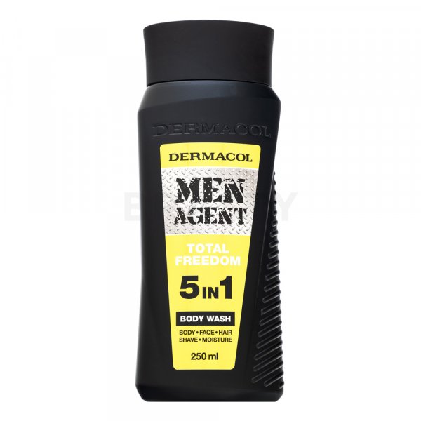 Dermacol Men Agent Total Freedom 5in1 Body Wash Refreshing Shower Gel for men 250 ml