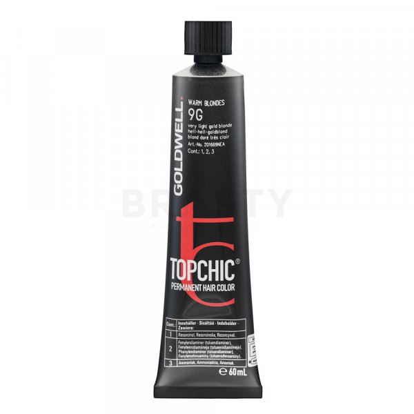 Goldwell Topchic Hair Color Professionelle permanente Haarfarbe 9G 60 ml