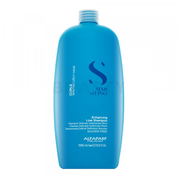 Alfaparf Milano Semi Di Lino Curls Enhancing Shampoo șampon hrănitor pentru luciu parului ondulat si cret 1000 ml