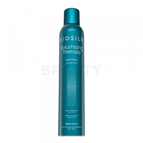 BioSilk Volumizing Therapy Hair Spray strong fixing hairspray for fine hair without volume 284 g