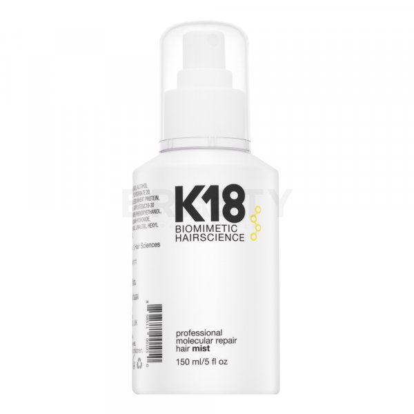 K18 Professional Molecular Repair Hair Mist tápláló gondoskodás spray-ben nagyon száraz és sérült hajra 150 ml