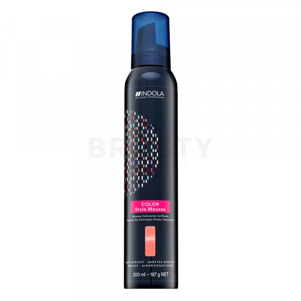 Indola Color Style Mousse Semi-permanente Schaum-Haarfarbe Soft Apricot 200 ml