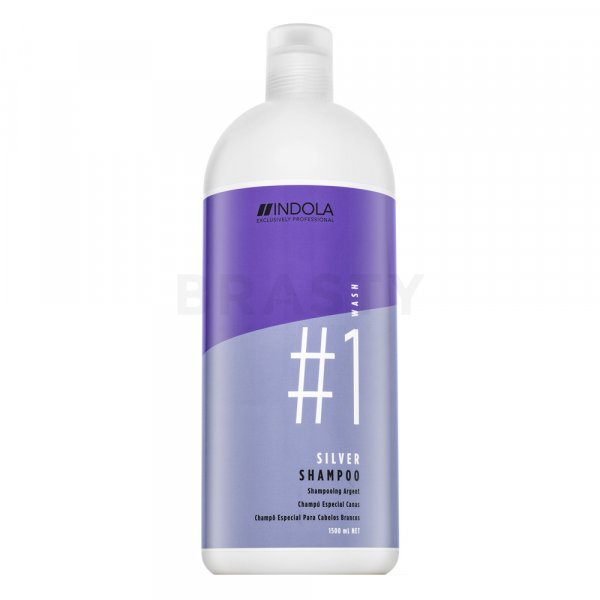Indola Innova Color Silver Shampoo neutralizujúci šampón pre platinovo blond a šedivé vlasy 1500 ml