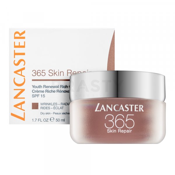 Lancaster 365 Skin Repair Youth Renewal Rich Cream SPF15 - Dry Skin cremă hrănitoare pentru regenerarea pielii 50 ml