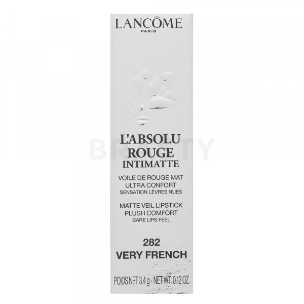 Lancôme L'ABSOLU ROUGE Intimatte 282 Very French barra de labios con efecto mate 3,4 g