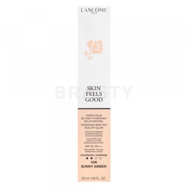 Lancôme Skin Feels Good Hydrating Skin Tint Healthy Glow SPF 23 - 12W Sunny Amber dlouhotrvající make-up 32 ml