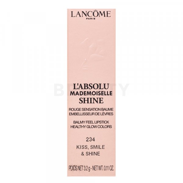 Lancôme L'ABSOLU Mademoiselle Shine 234 Kiss, Smile & Shine rúž s hydratačným účinkom 3,2 g