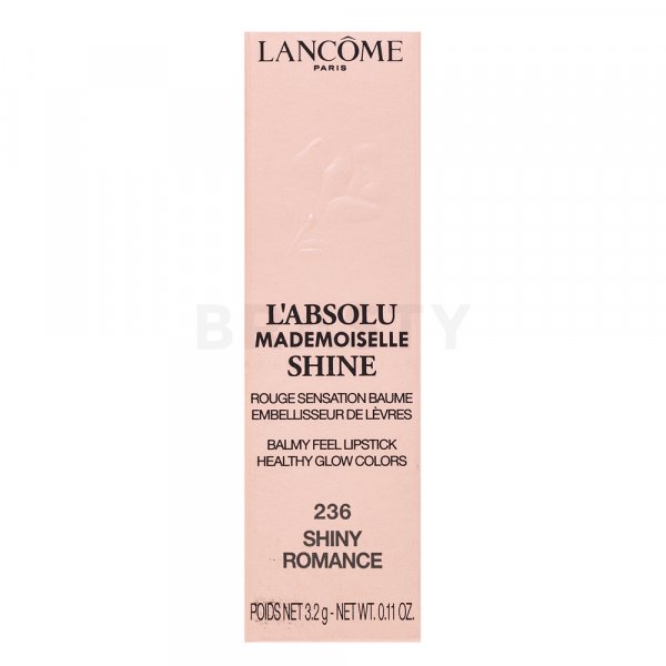 Lancôme L'ABSOLU Mademoiselle Shine 236 Shiny Romance rtěnka s hydratačním účinkem 3,2 g