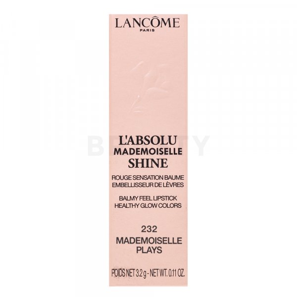 Lancôme L'ABSOLU Mademoiselle Shine 232 Mademoiselle Plays rtěnka s hydratačním účinkem 3,2 g