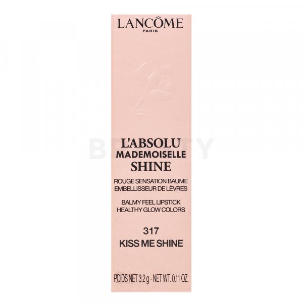 Lancôme L'ABSOLU Mademoiselle Shine 317 Kiss Me Shine rtěnka s hydratačním účinkem 3,2 g