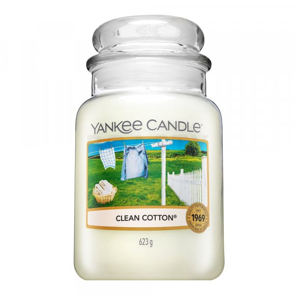 Yankee Candle Clean Cotton lumânare parfumată 623 g