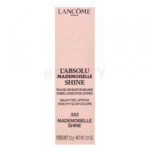 Lancôme L'ABSOLU Mademoiselle Shine 382 Mademoiselle Shine rtěnka s hydratačním účinkem 3,2 g