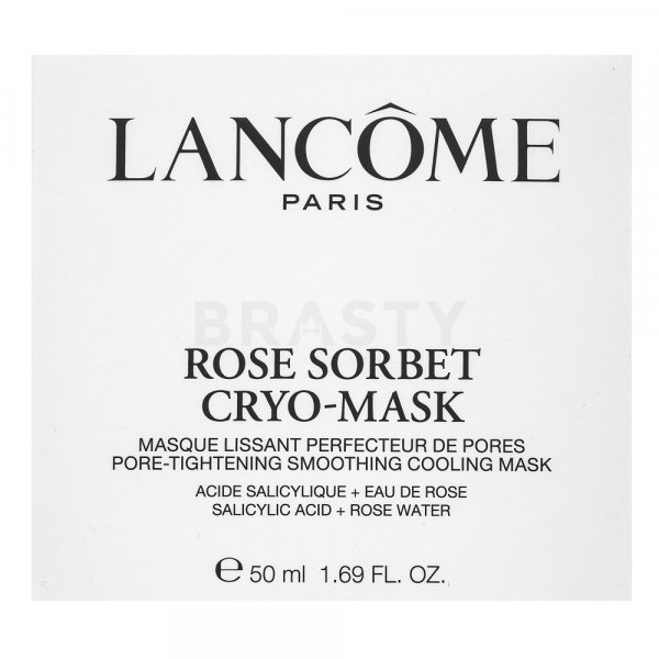 Lancôme Rose Sorbet Cryo-Mask Pore Tightening Smoothing Cooling Mask kojąco-odświeżająca maseczka na rozszerzone pory 50 ml