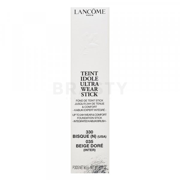 Lancôme Teint Idole Ultra Wear Stick 330 Bisque dlhotrvajúci make-up v tyčinke 9 g