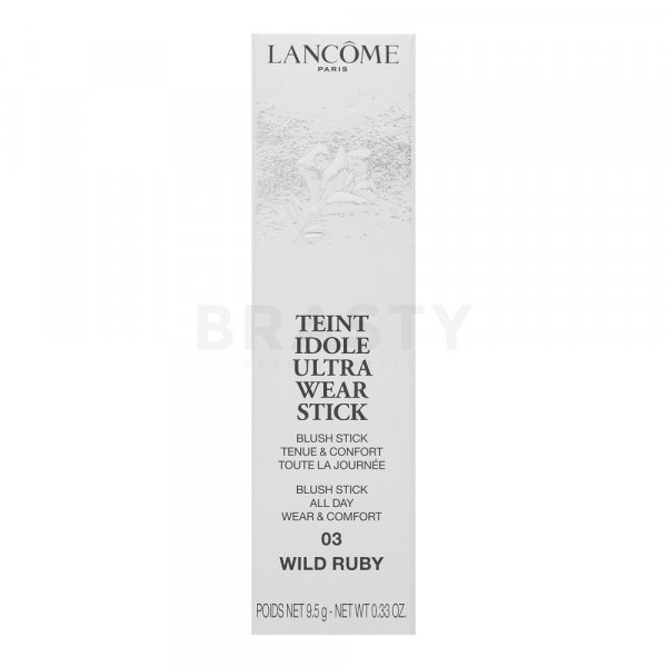 Lancôme Teint Idole Ultra Wear Stick Blush 03 - Wild Ruby krémová lícenka v tyčinke 9 g