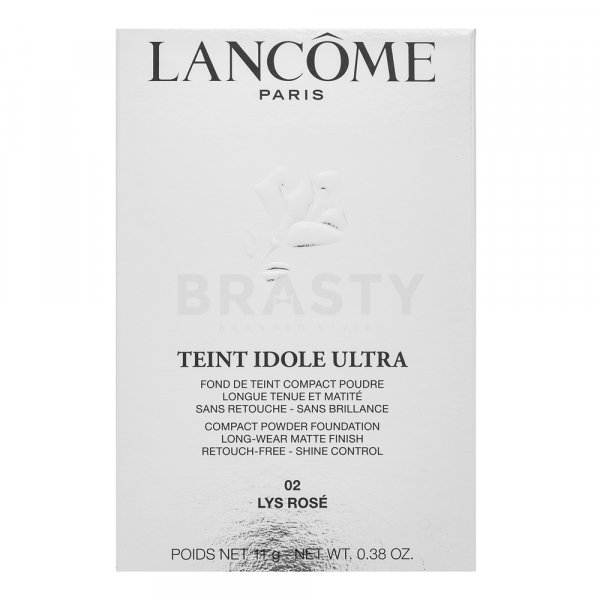 Lancôme Teint Idole Ultra Compact Powder Foundation 02 Lys Rose dlhotrvajúci make-up 11 g