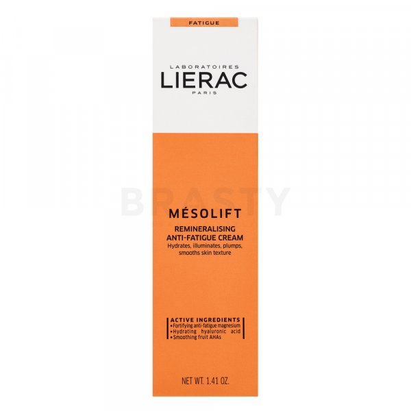 Lierac Mésolift Créme Anti-Fatigue Reminéralisante Tápláló krém az egységes és világosabb arcbőrre 40 ml