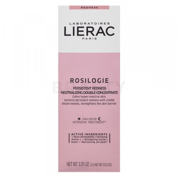 Lierac Rosilogie Double Concentré Neutralisant Rougeurs Installées sérum pre zjednotenie farebného tónu pleti 30 ml