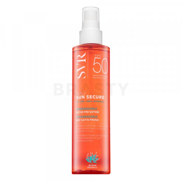 SVR Sun Secure SPF50 Huile Bodegradable Dry Satin Finish multifunkční suchý olej proti slunečnímu záření 200 ml