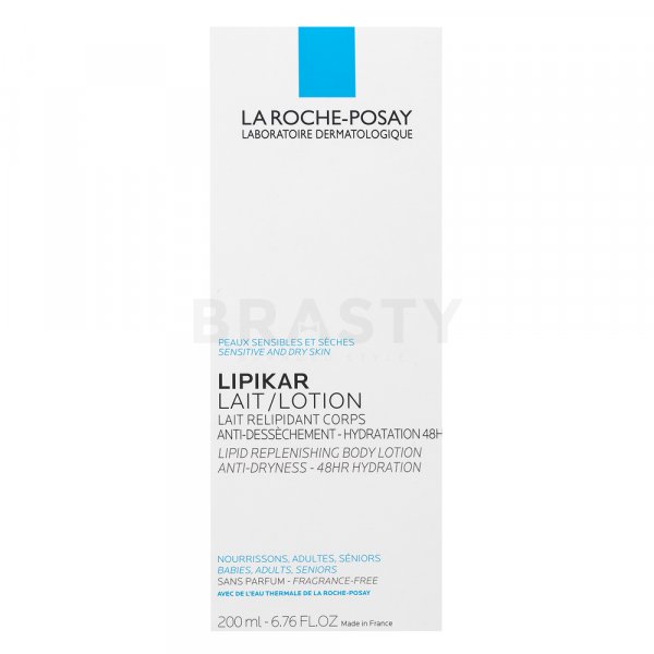 La Roche-Posay Lipikar Lait Lipid-Replenishing Body Milk hidratáló testápoló száraz arcbőrre 200 ml