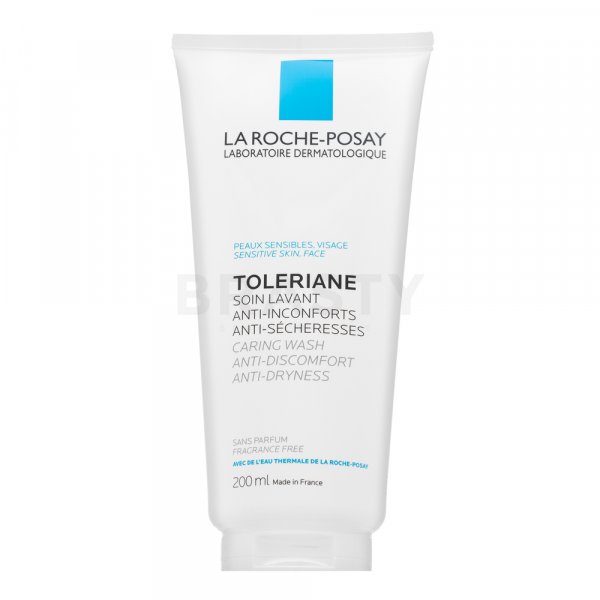 La Roche-Posay Toleriane Caring-Wash Tápláló védő tisztító krém érzékeny arcbőrre 200 ml