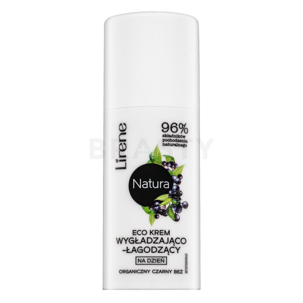 Lirene Natura Eco Black Elderberry Smoothing and Soothing Day Cream Crema para calmar la piel 50 ml