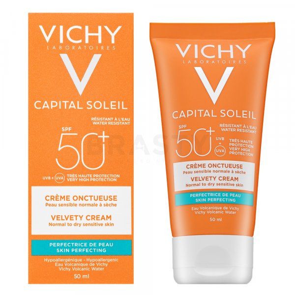 Vichy Capital Soleil Water Resistant SPF50+ Velvety Cream ochranný krém na obličej 50 ml