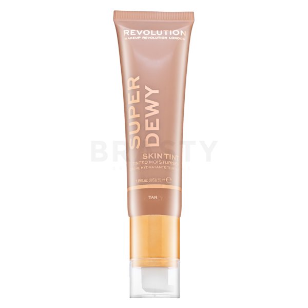 Makeup Revolution Super Dewy Skin Tint Moisturizer - Tan emulsiones tonificantes e hidratantes 55 ml