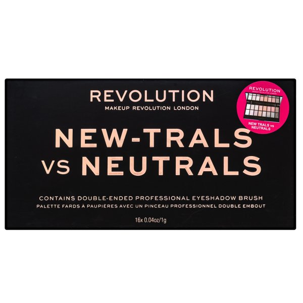 Makeup Revolution Eye Salvation New Trals vs. Neutrals Palette paletă cu farduri de ochi 16 g
