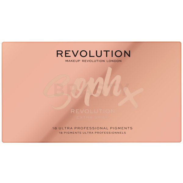 Makeup Revolution X Soph Ultra Eyeshadows - Extra Spice paletka očných tieňov 14 g