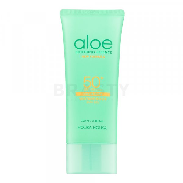 Holika Holika Aloe Soothing Essence SPF50+ Face & Body Waterproof Sun Gel овлажняваща емулсия против слънчеви лъчи 100 ml